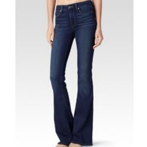 Paige 27 LONG High Rise Bell Canyon flare jeans